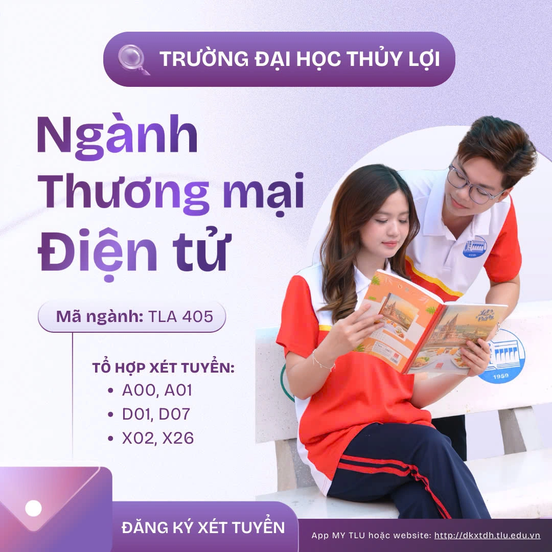 Tại sao nên chọn ngành Thương mại điện tử? – Cơ hội và chương trình học TMĐT tại Đại học Thủy Lợi